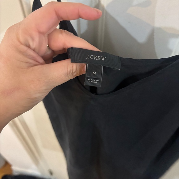J.Crew black 100 silk tank top - Picture 4 of 4